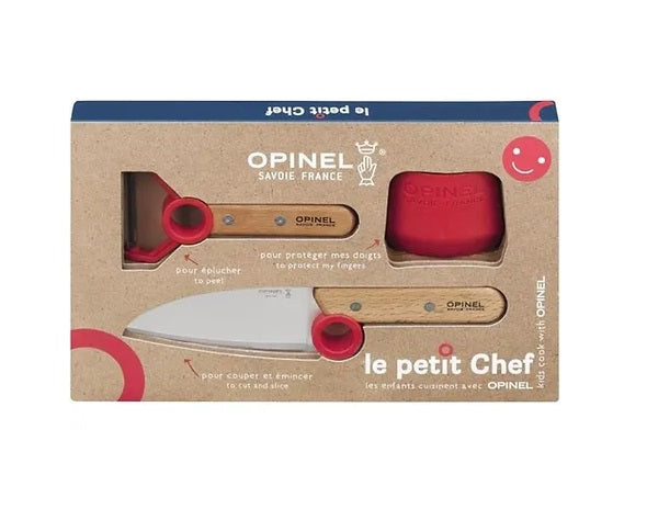 Küchenmesser Kinder Opinel Le Petit Chef Rot