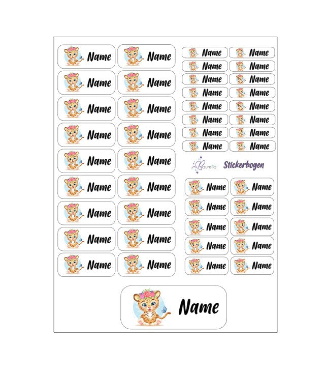 Stickerset Baurelia Tiger 5