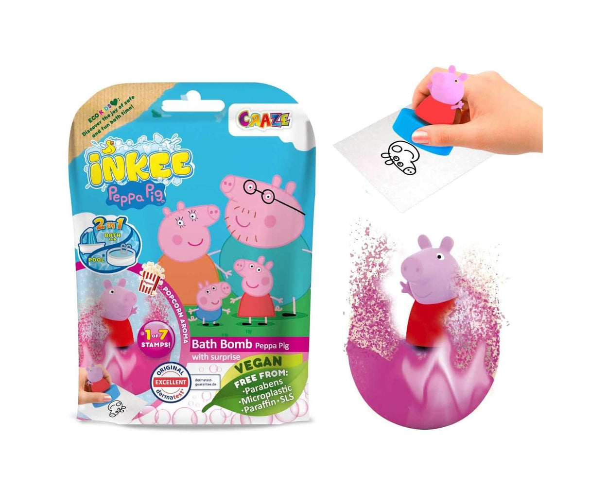 CRAZE Überraschungsbadekugel Peppa Wutz