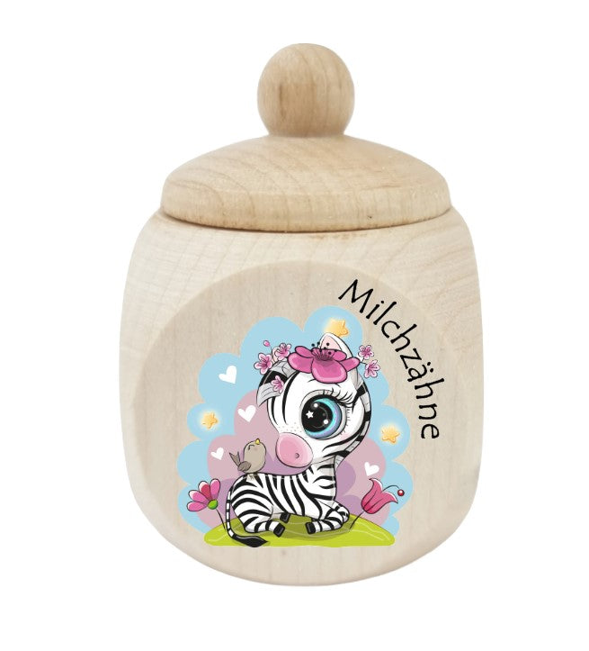 Milchzahndose Zebra 4