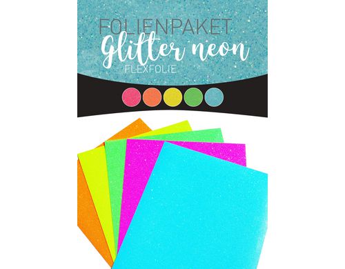 Stahls Flex Set Glitzer Neon