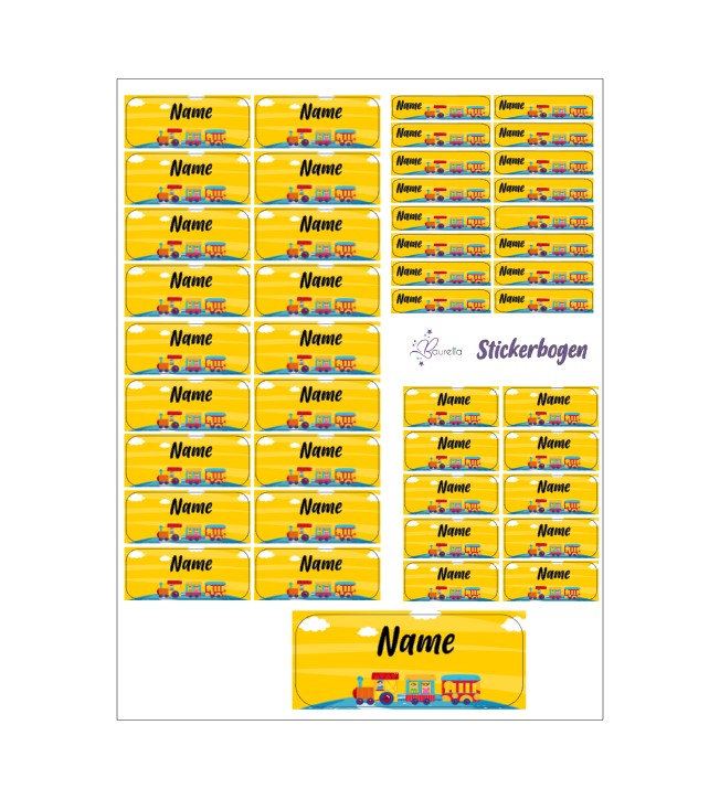 Stickerset Baurelia Zug 1