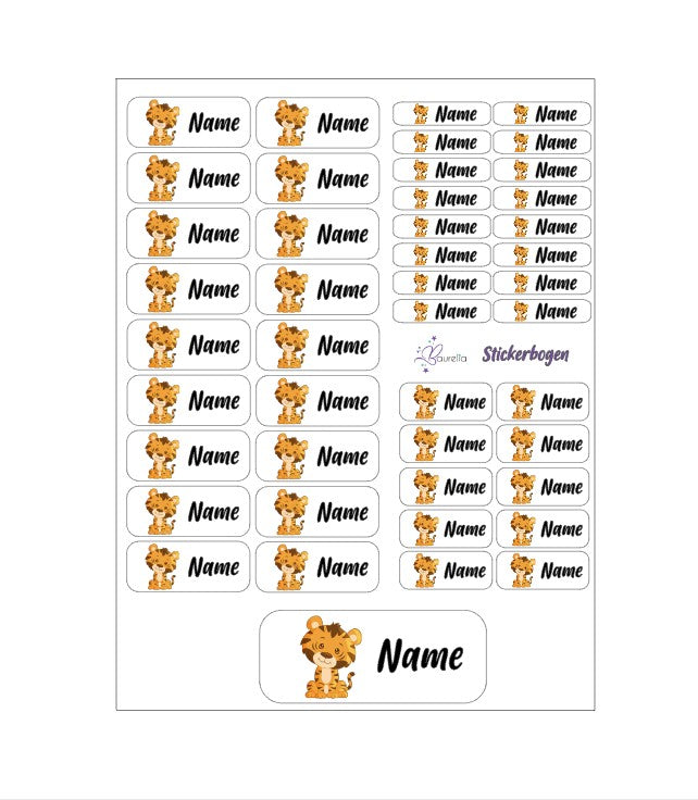 Stickerset Baurelia Tiger 4