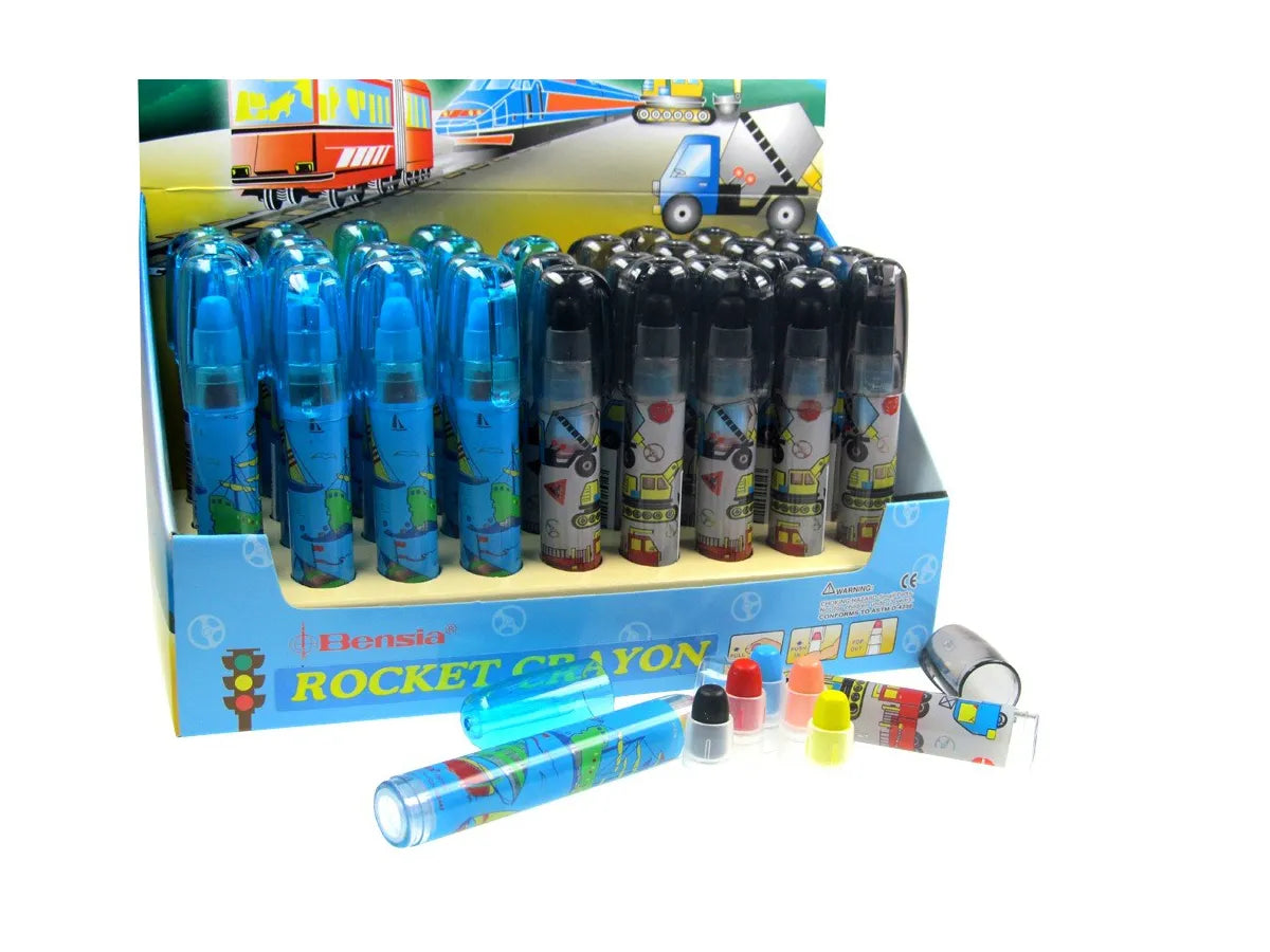 Steckfarbstift mit 5 Farben Fahrzeug assortiert