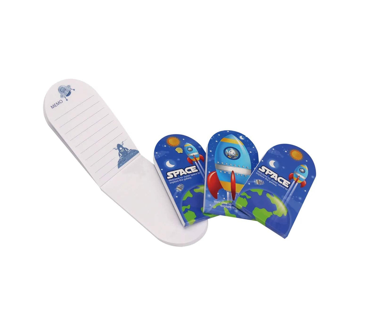 Notizblock Weltraum assortiert