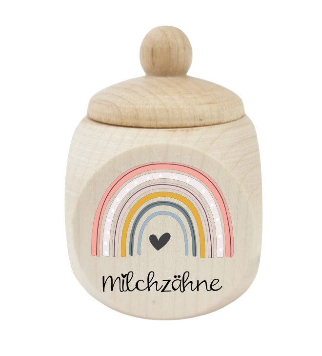 Milchzahndose Regenbogen 3