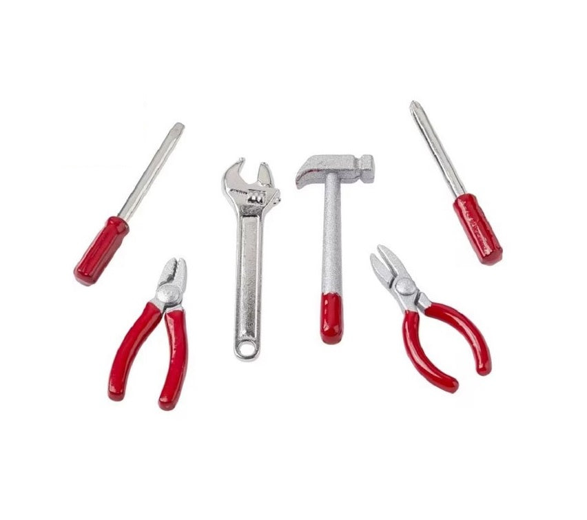 Wichtelzubehör Werkzeugset Rot