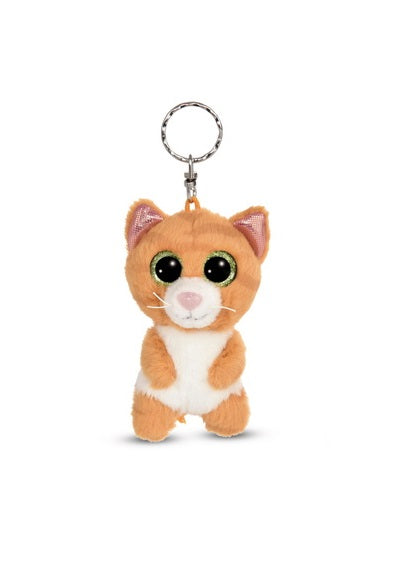 Schlüsselanhänger Plüsch Glubschi Katze Braun