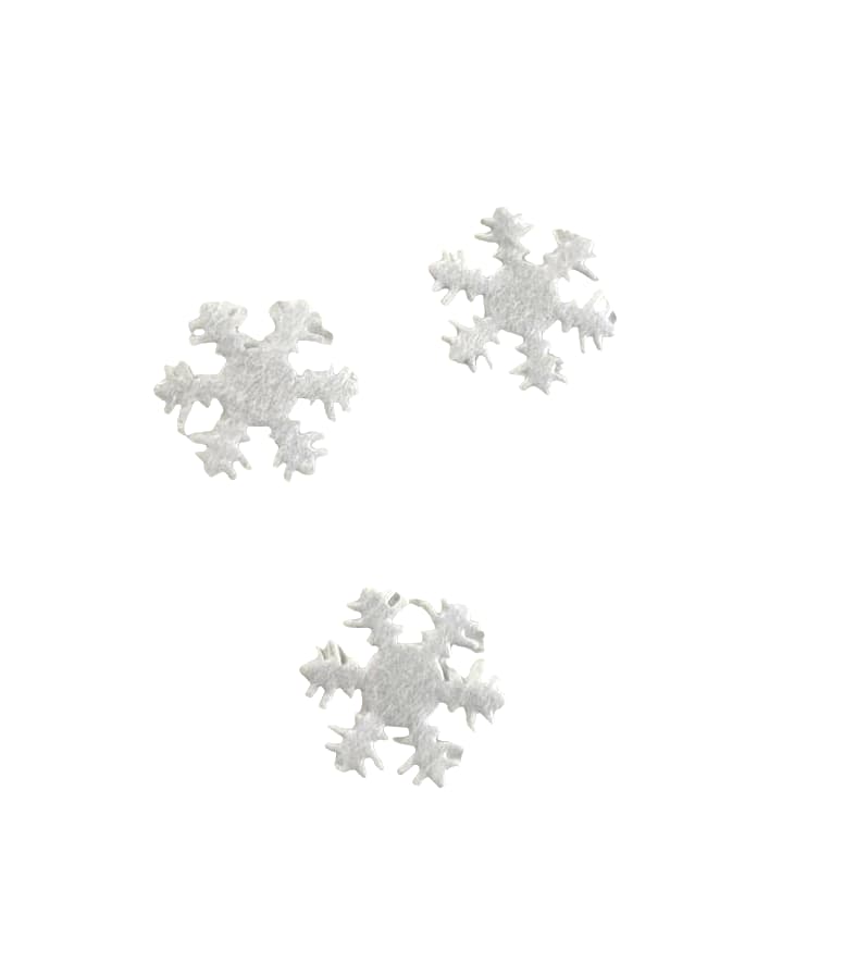 Wichtelzubehör Deko Schneeflocken 2.5cm