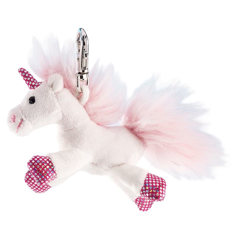 Schlüsselanhänger Plüsch Einhorn