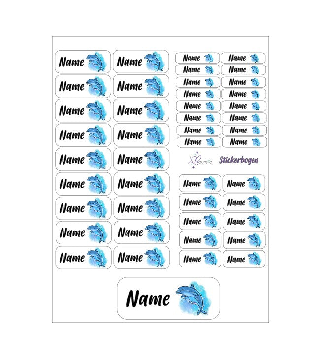 Stickerset Baurelia Delfin 1