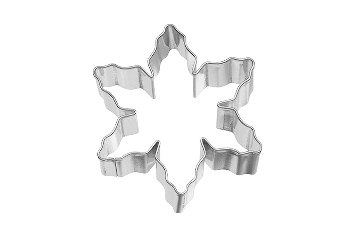 Edelstahl Ausstechform Schneeflocke