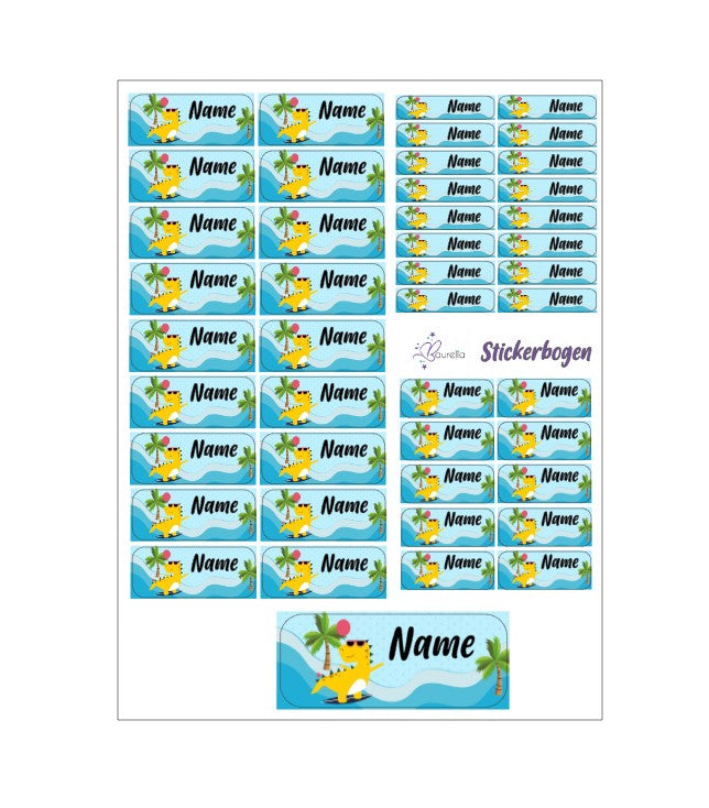 Stickerset Baurelia Dino 1