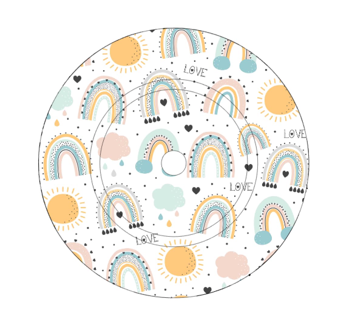 Schutzfolie Toniebox Ladestation Regenbogen 5