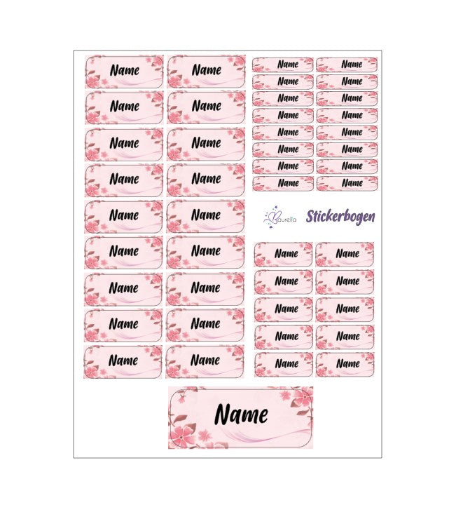 Stickerset Baurelia Blume 1