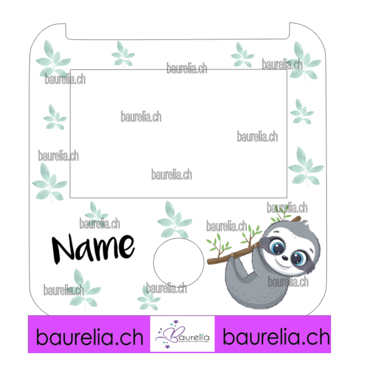 Schutzfolie Tigerbox Faultier 1