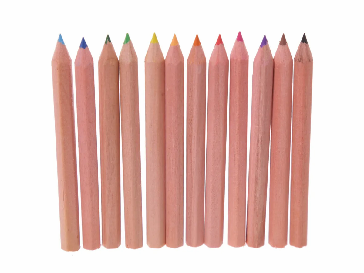 Mini Farbstifte Dose Traktor