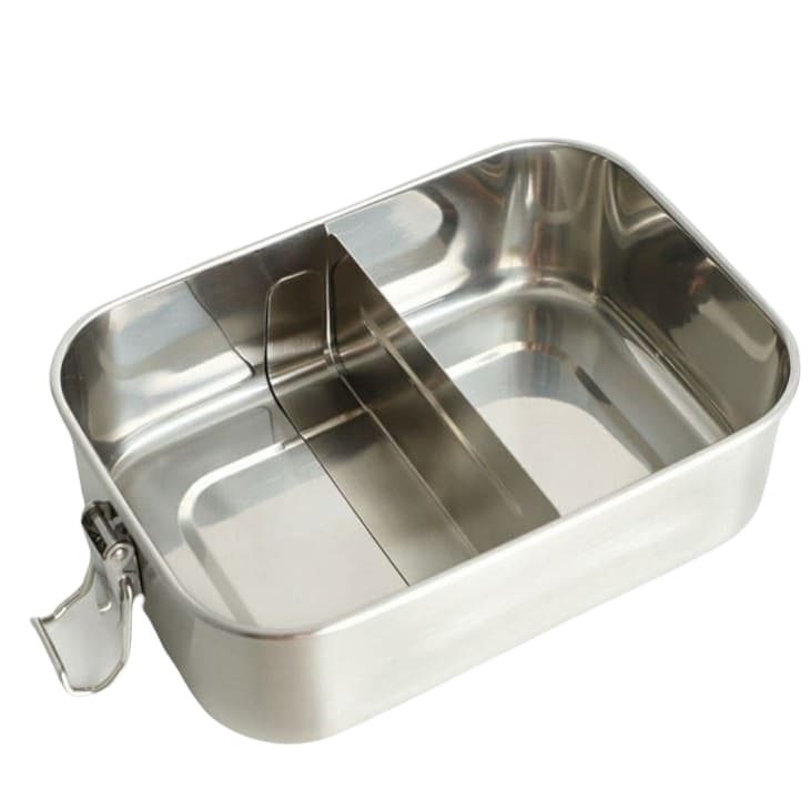 Znünibox Edelstahl mit Trennwand 1200ml