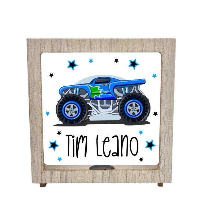 Spardose Holzrahmen Braun