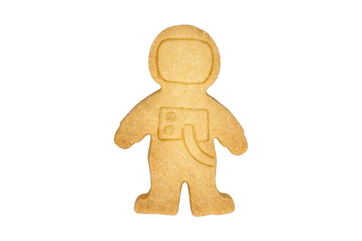 Edelstahl Ausstechform Astronaut mit Prägung