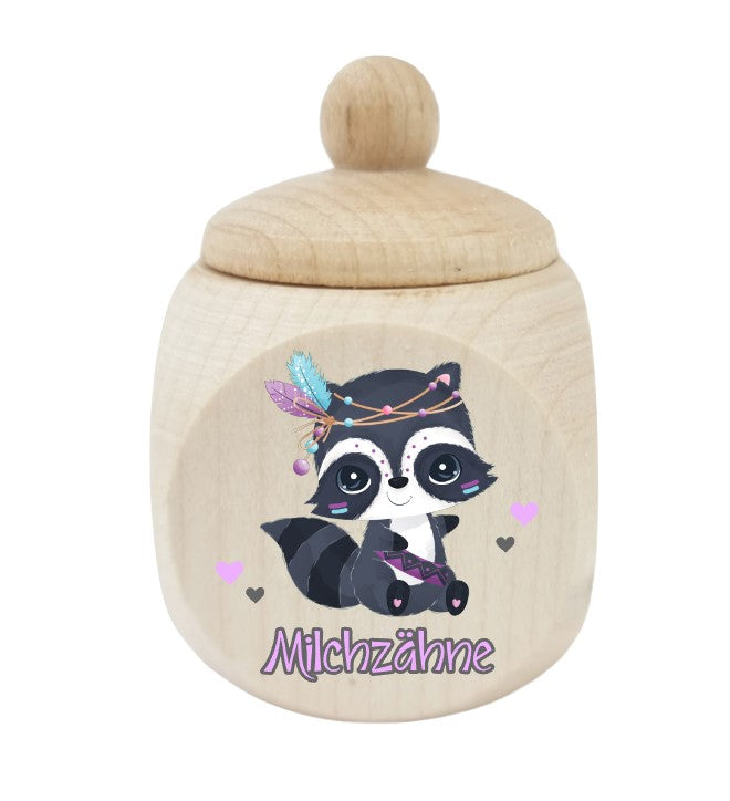 Milchzahndose Waschbär 7