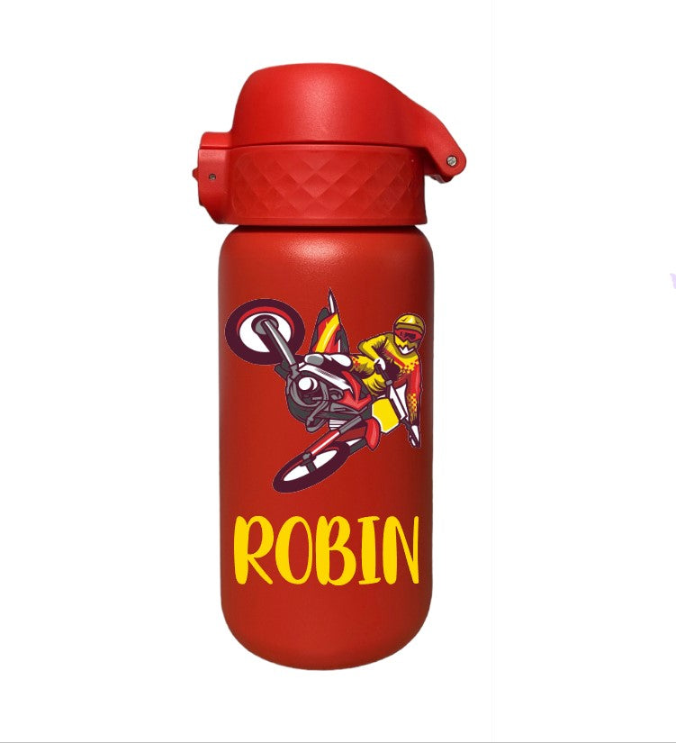 Kinder Thermosflasche Ion8 350ml Rot