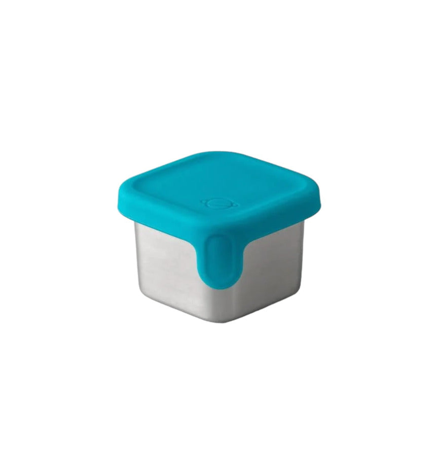 Edelstahlbehälter PlanetBox Rover Little Square Dipper Mini Teal