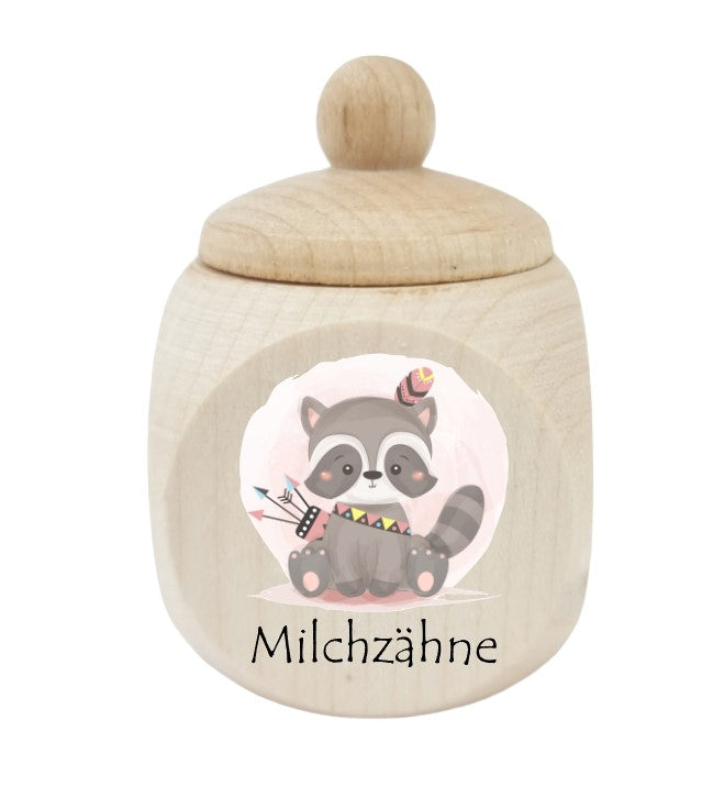 Milchzahndose Waschbär 3