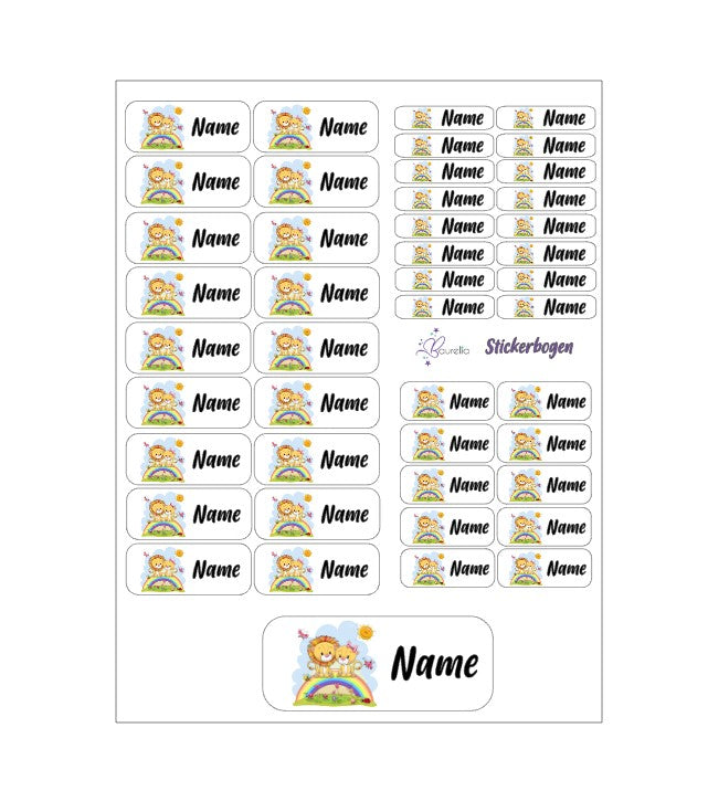 Stickerset Baurelia Löwe 2