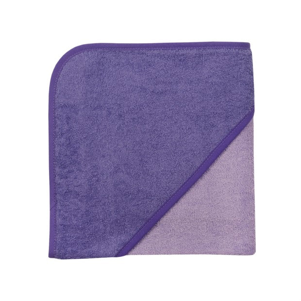 Kapuzen Badetuch Violett