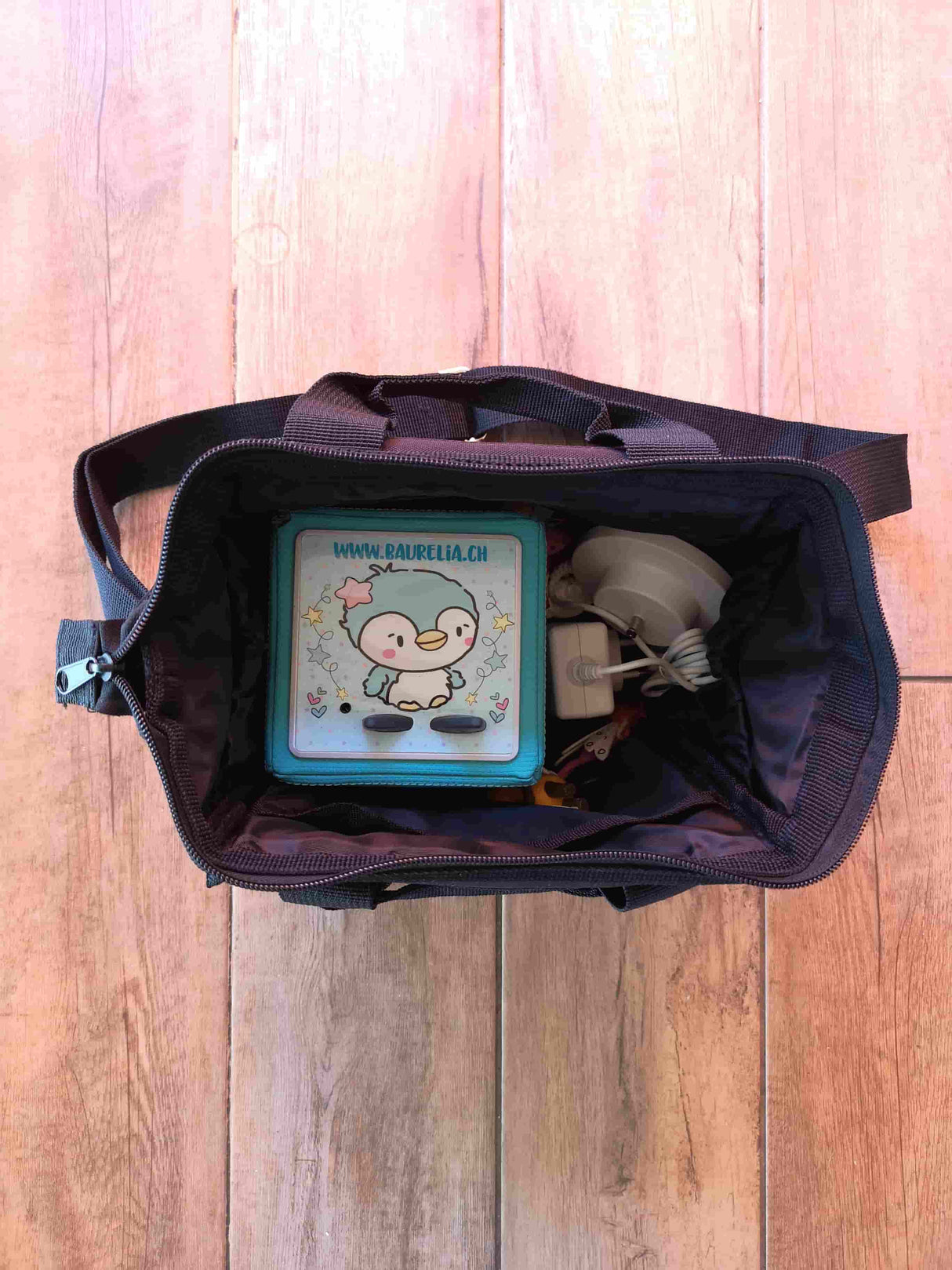 Toniebox-Tasche PRO Blau gemustert