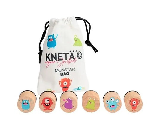 KNETÄ Holzstempel Set Monstär