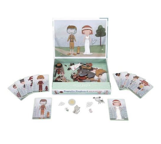 Little Dutch Magnetisches Spielboard Jim und Rosa