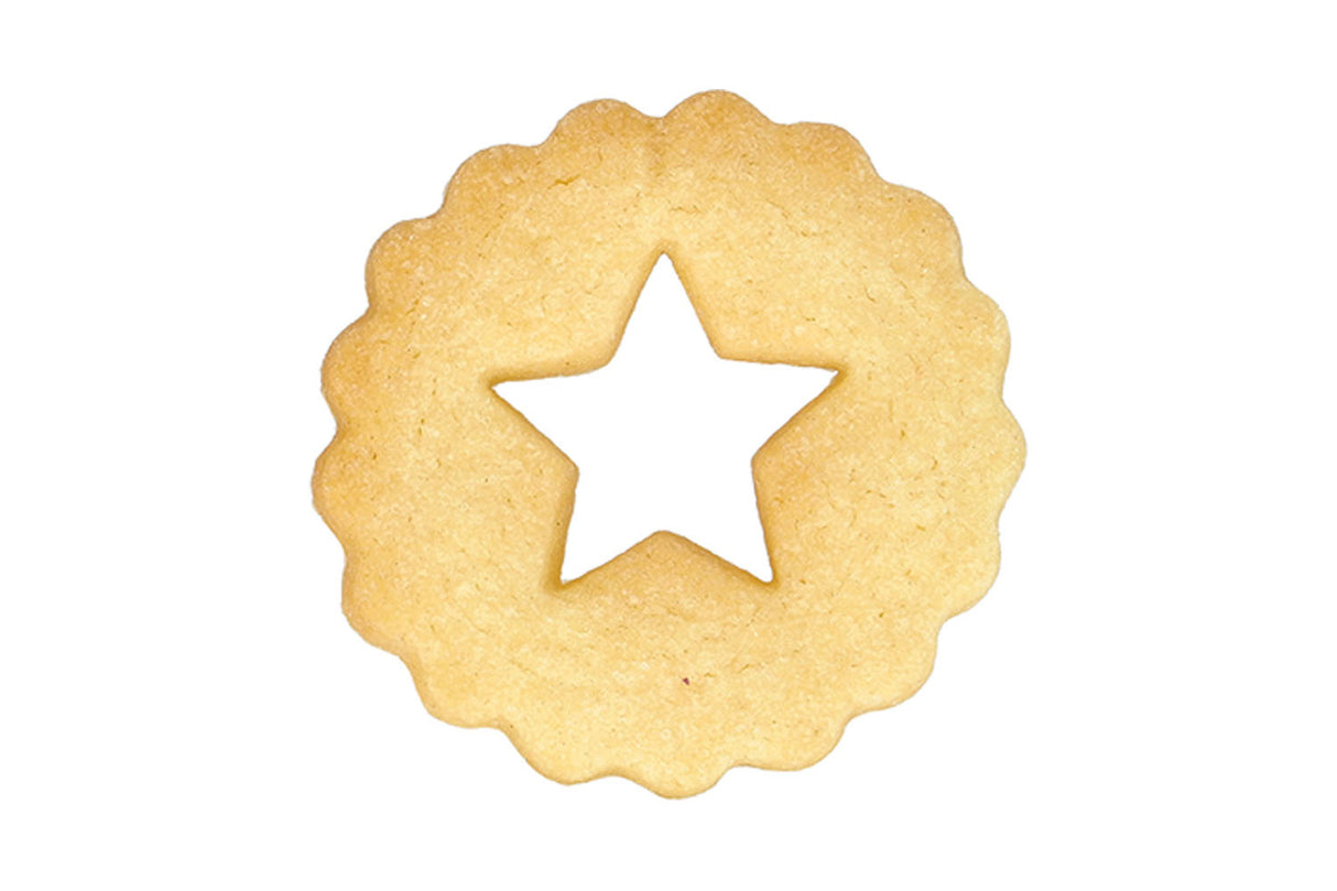 Edelstahl Ausstechform Spitzbub Stern