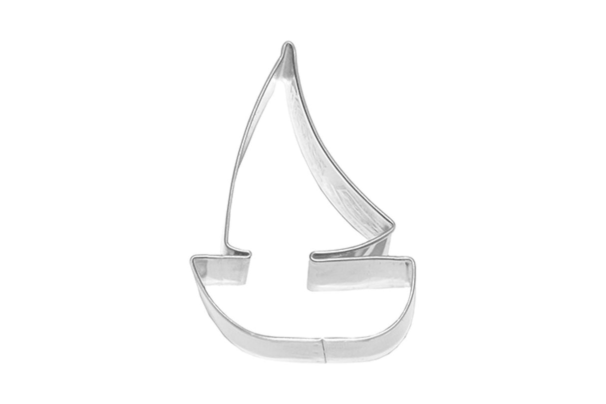 Edelstahl Ausstechform Segelboot