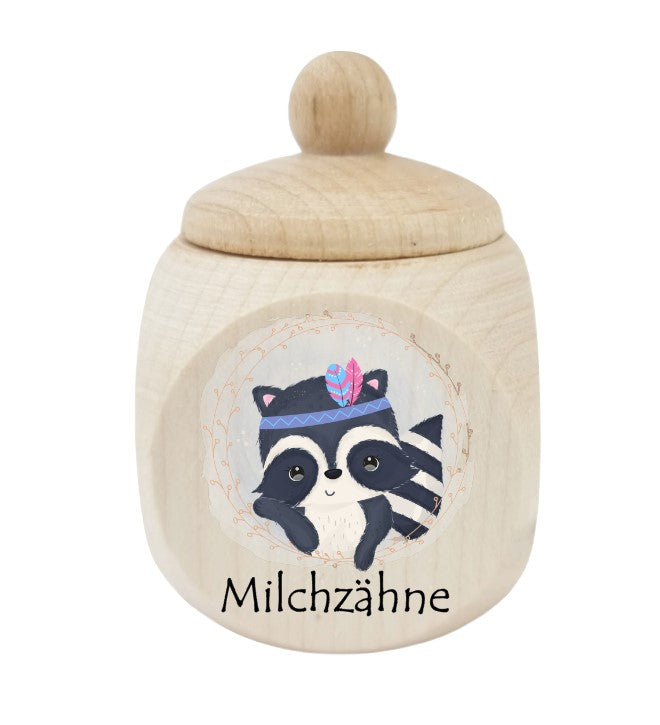 Milchzahndose Waschbär 4