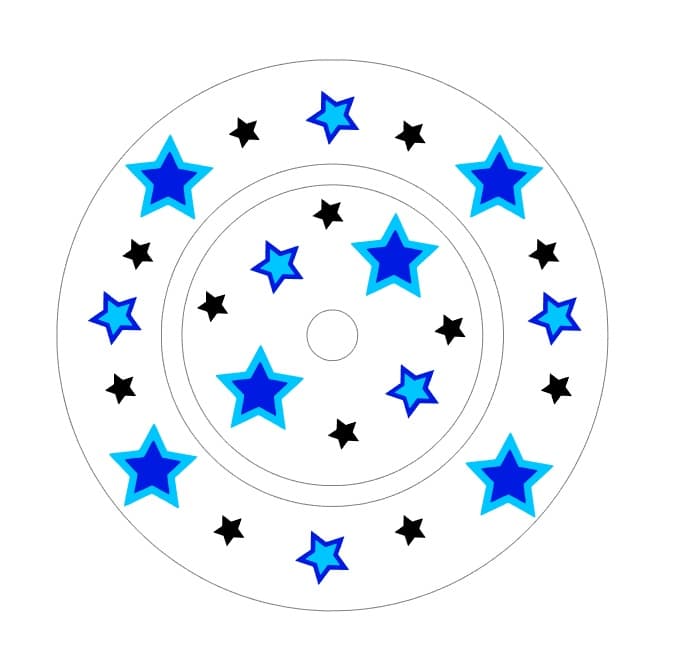 Schutzfolie Toniebox Ladestation Stern 9