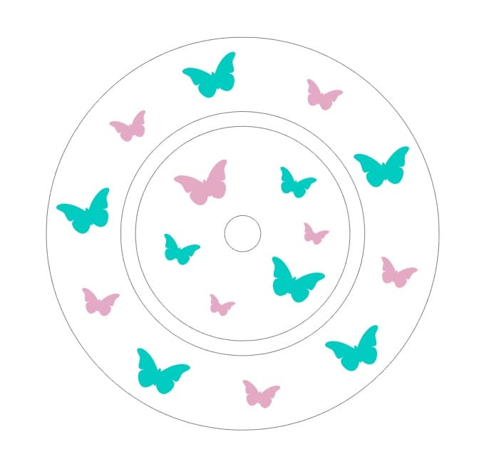 Schutzfolie Toniebox Ladestation Schmetterling 3