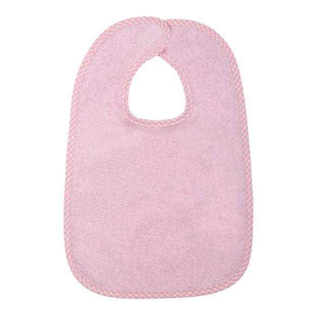 Lätzli mit Klettverschluss Rosa