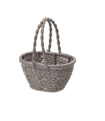 Wichtelzubehör Körbchen Grau