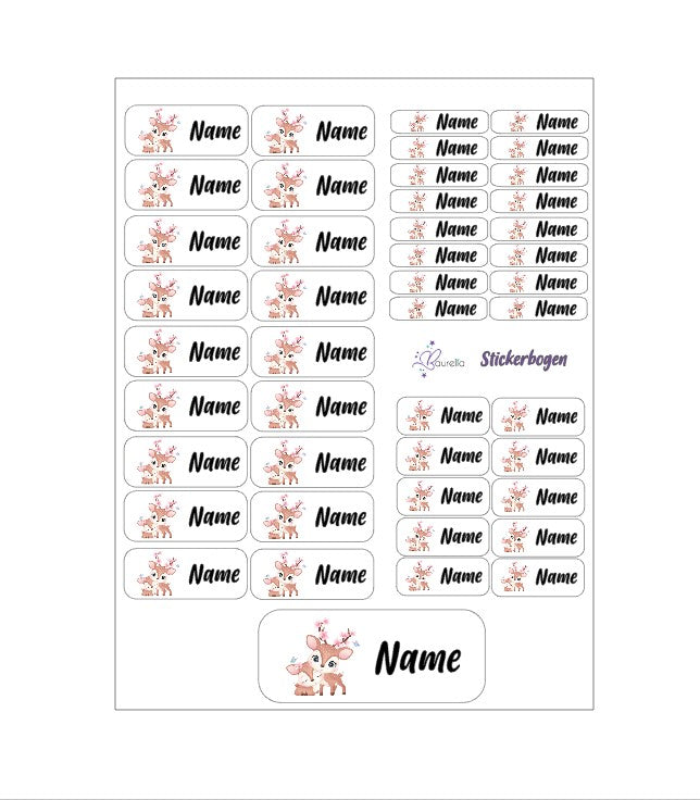 Stickerset Baurelia Hirsch 1