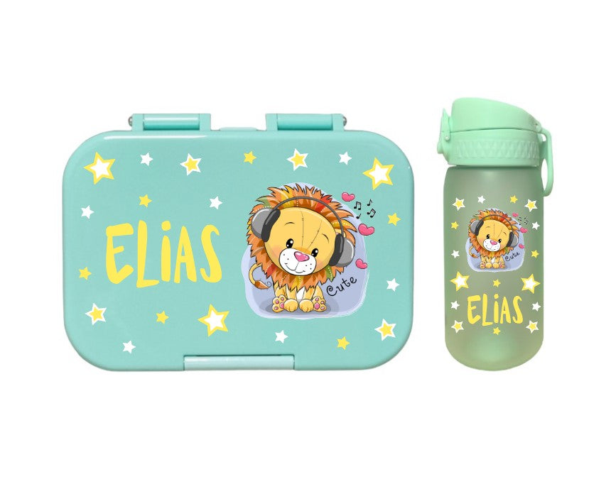 SET Znünibox und Trinkflasche Baurelia Box Mini mit Ion8 400ml Mint