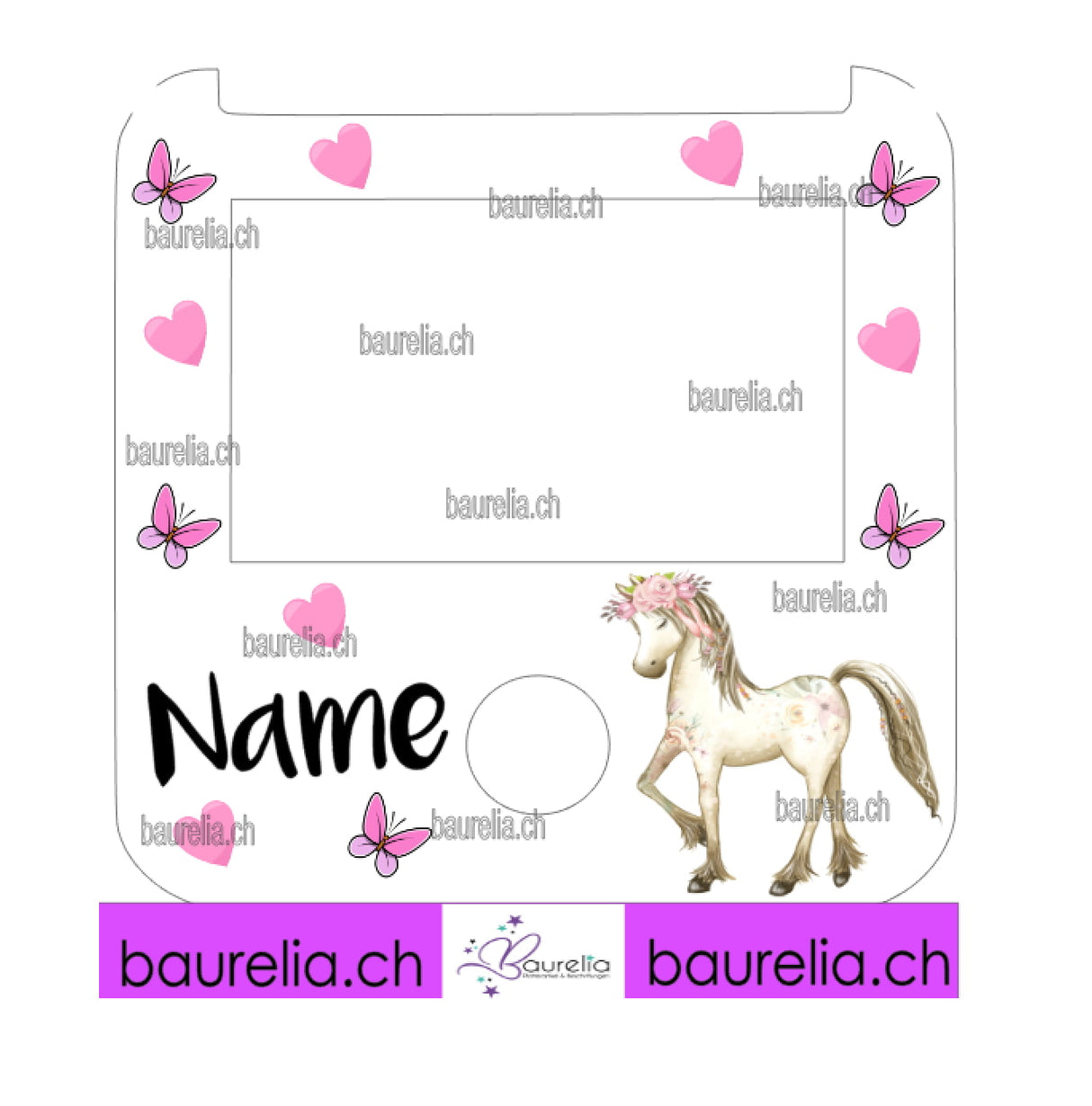 Schutzfolie Tigerbox Pferd 2