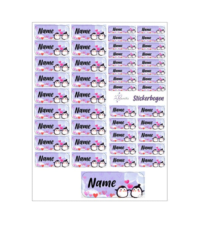 Stickerset Baurelia Pinguin 1
