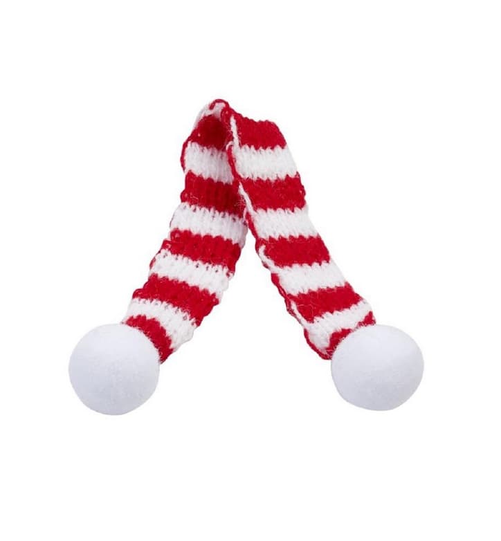 Wichtelzubehör Schal Rot