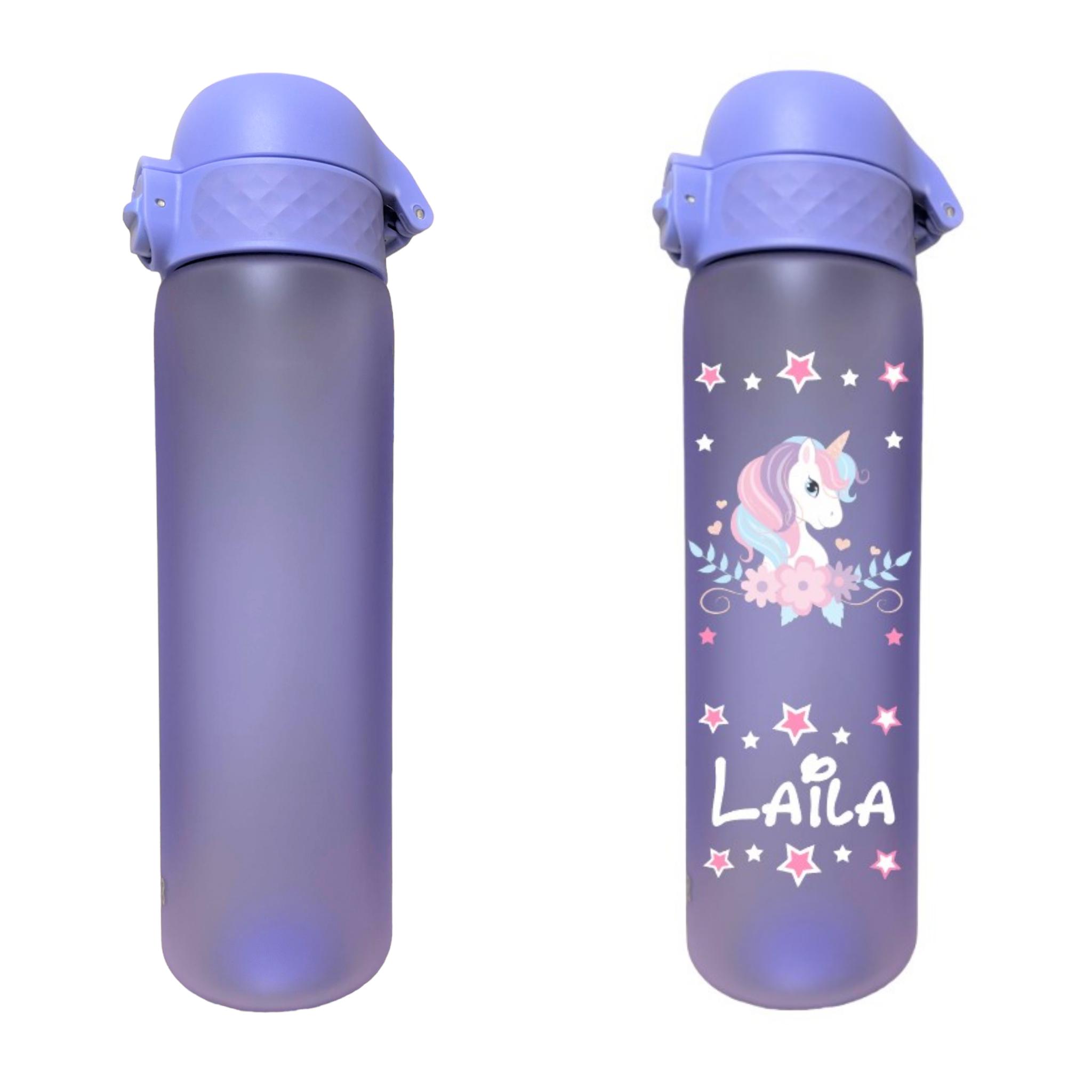 2x Mädchen Trinkflasche 500 Ml – BPA-frei, Auslaufsicher & Mit Süßen Einhorn-Drucken