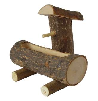 Wichtelzubehör Holzbrunnen Rustikal