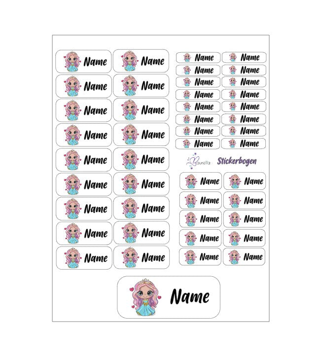 Stickerset Baurelia Prinzessin 2