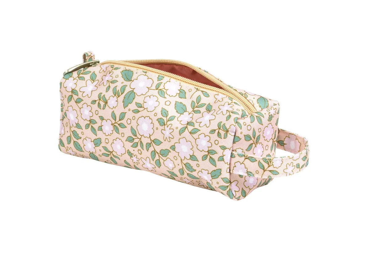 Stifteetui Blumen Rosa