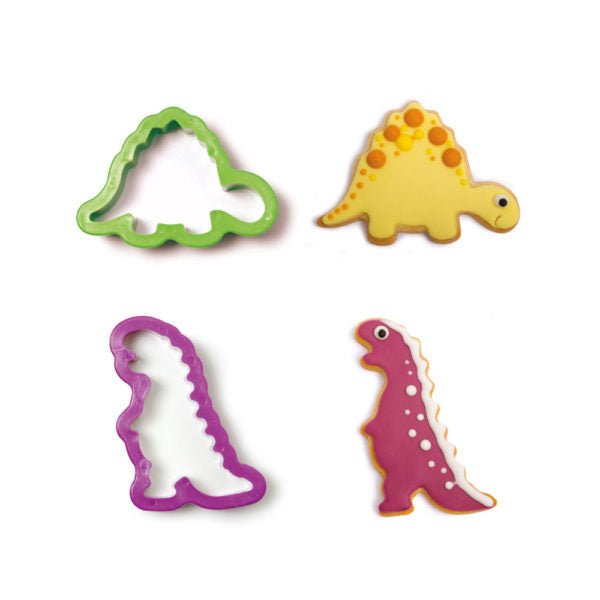 Ausstechformen Set Decora Dino Stegosaurus und Tyrannosaurus